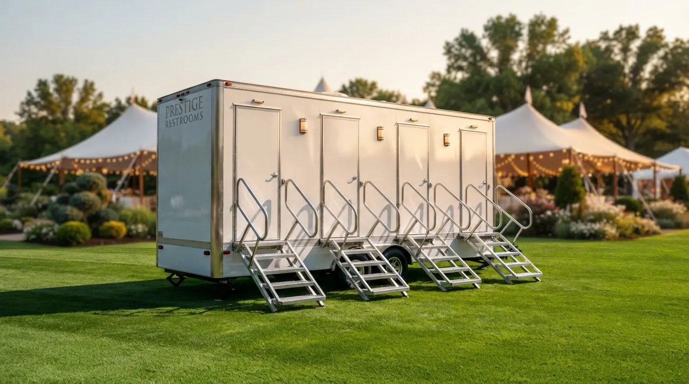 4 Stall Restroom Trailer in Pittsburgh, PA